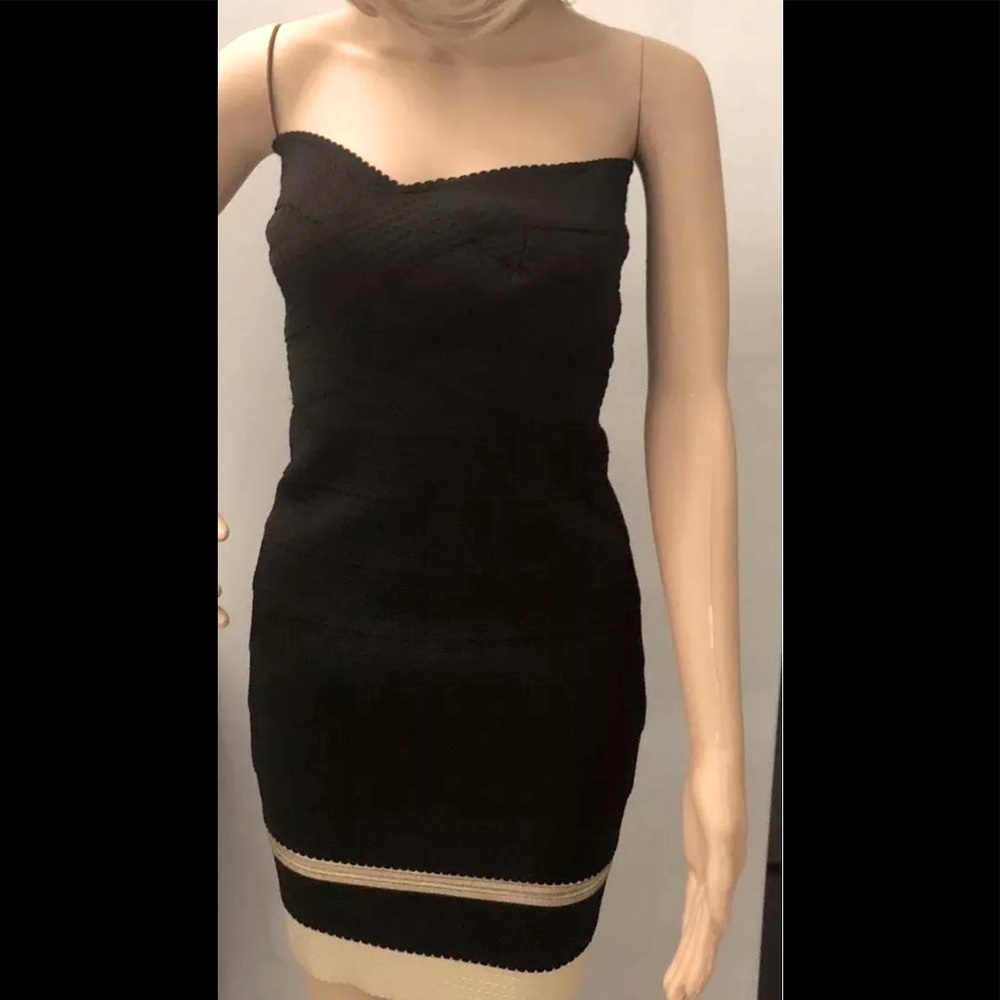 Sexy Party Mini Body-con Black and Gold -NWT size Small
